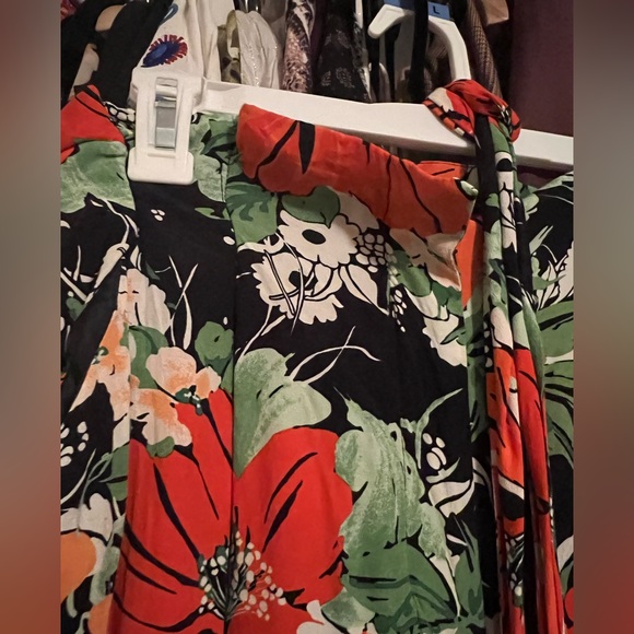 Zara Floral Flowy Pants - Picture 4 of 4